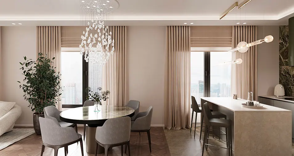 Дизайн интерьера квартиры в ЖК Grand view